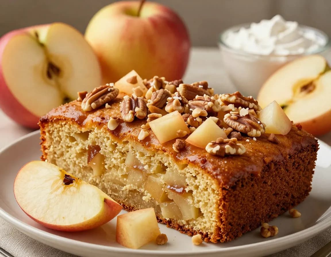 Bolo Irresistível de Maçã e Nozes