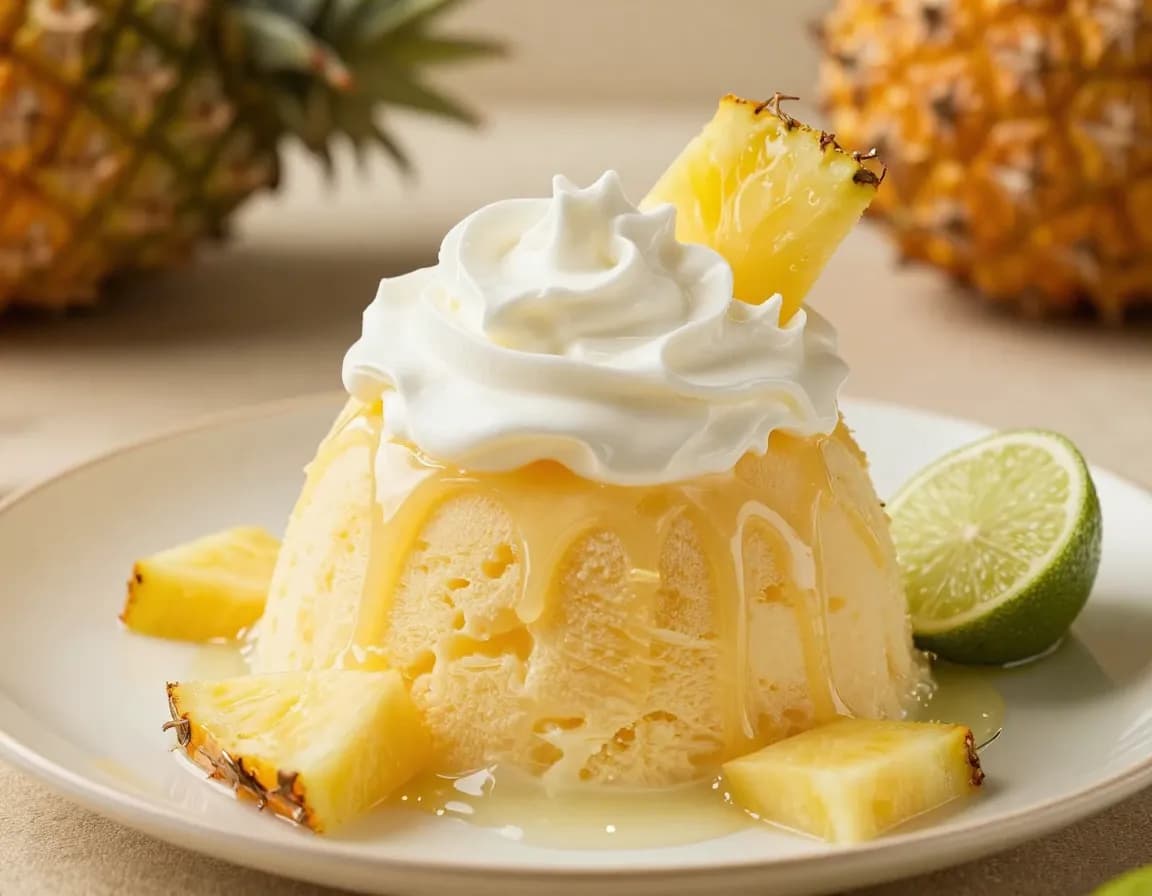 Doce Gelado de Ananás