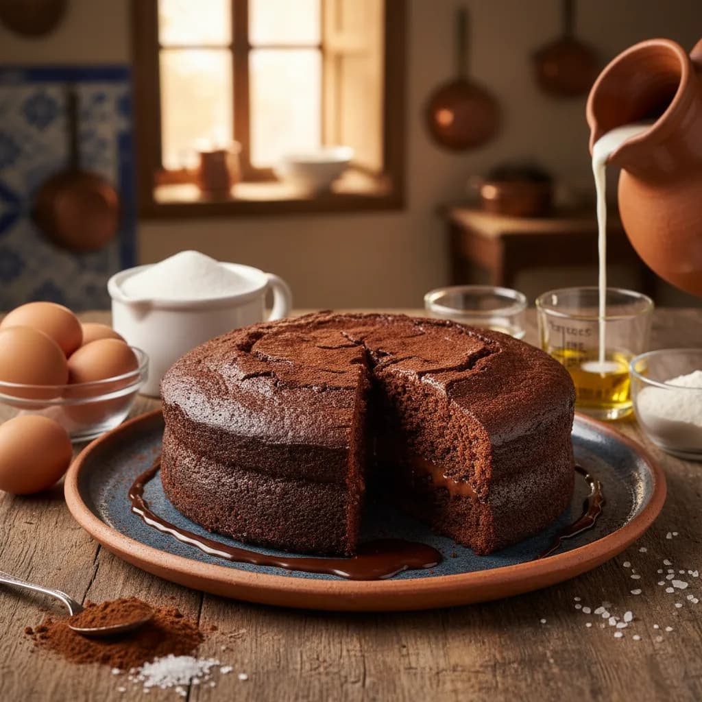 Bolo de Chocolate que Sai Sempre Bem