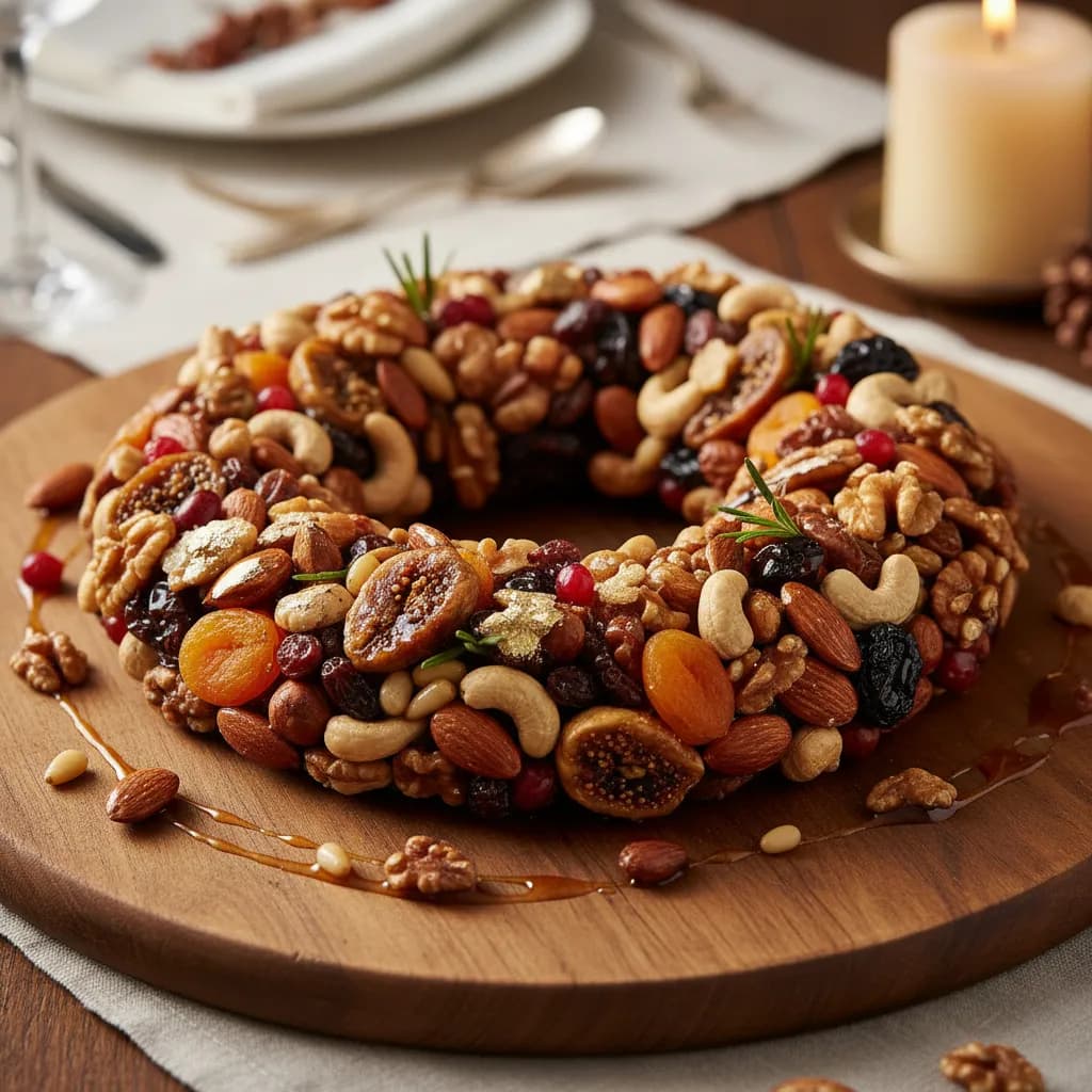 Coroa de Frutos Secos