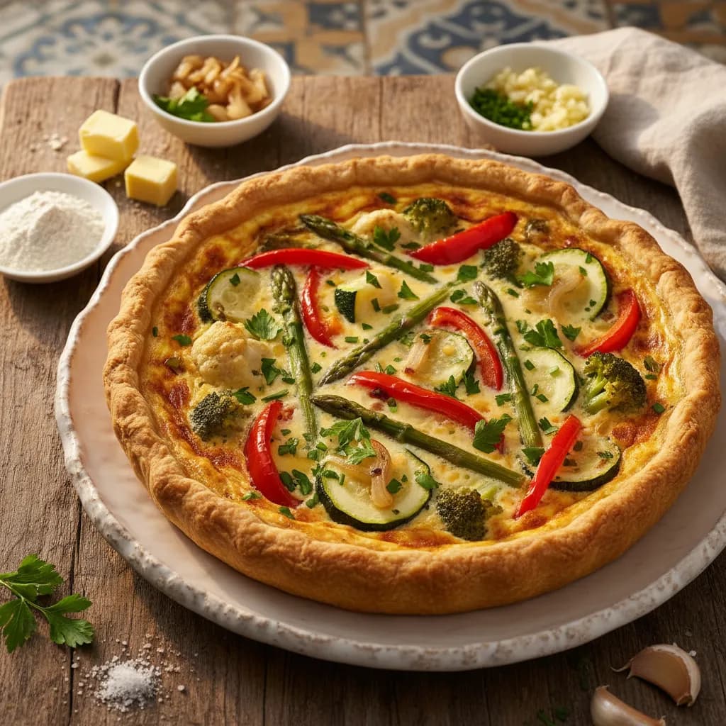Quiche de Legumes à Portuguesa