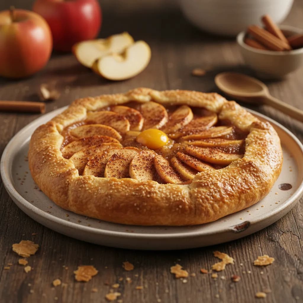 Tarte Deliciosa de Maçã e Canela