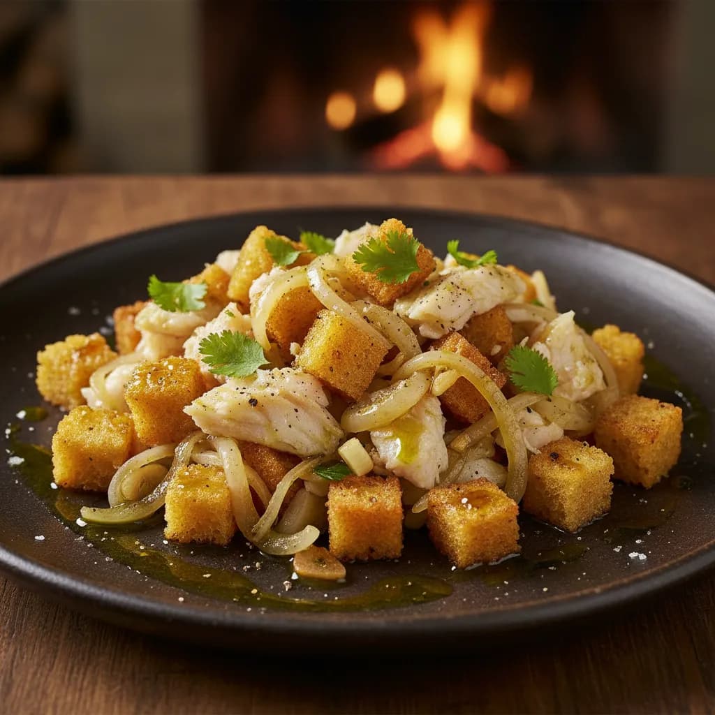 Migas de Bacalhau à Transmontana