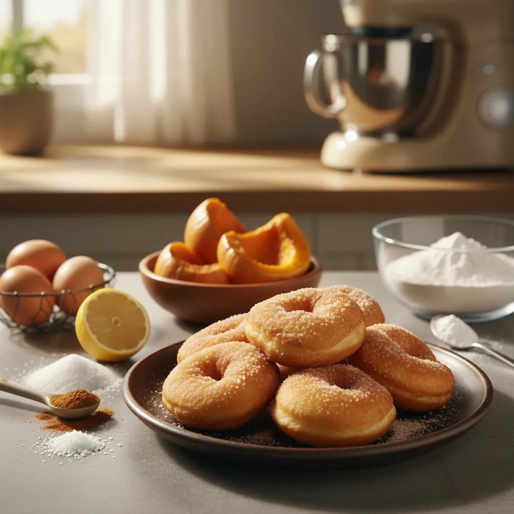 Filhós Doces de Abóbora (Bimby)