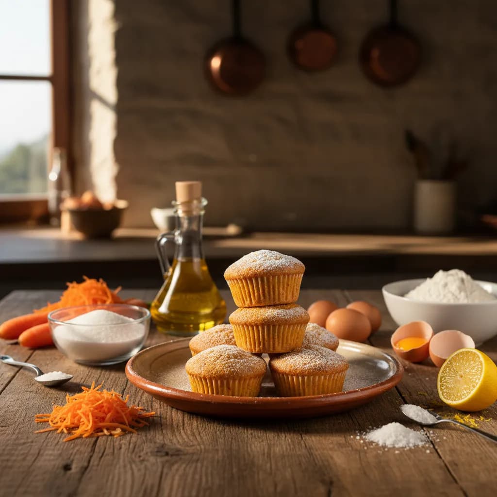 Bolinhos de Cenoura Fofinhos