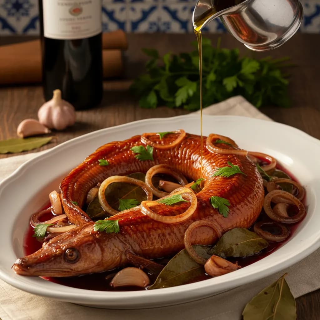 Lampreia Assada à Minhota