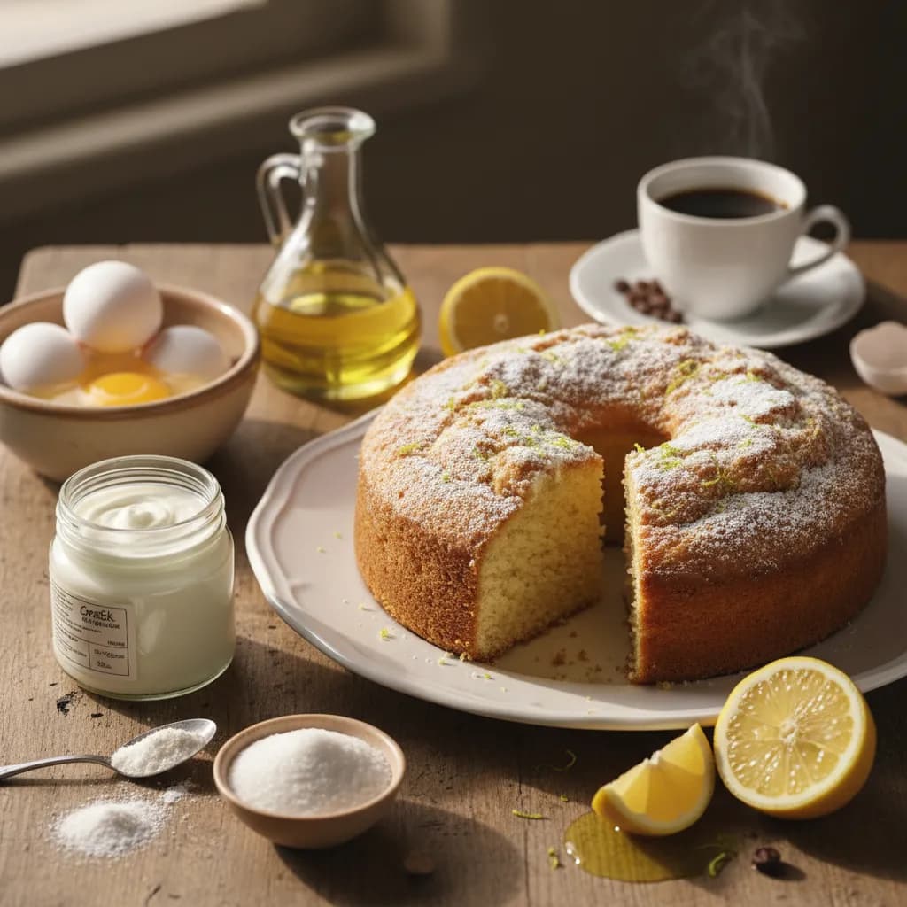 Bolo de Iogurte e Limão