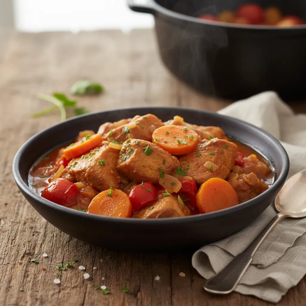 Peru Estufado à Moda Antiga