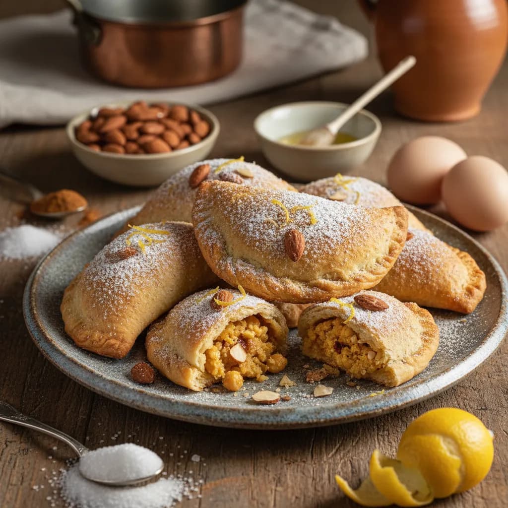 Azevias de Grão e Amêndoa no Forno