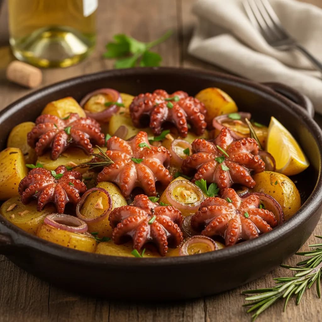 Polvinhos Assados no Forno com Batata