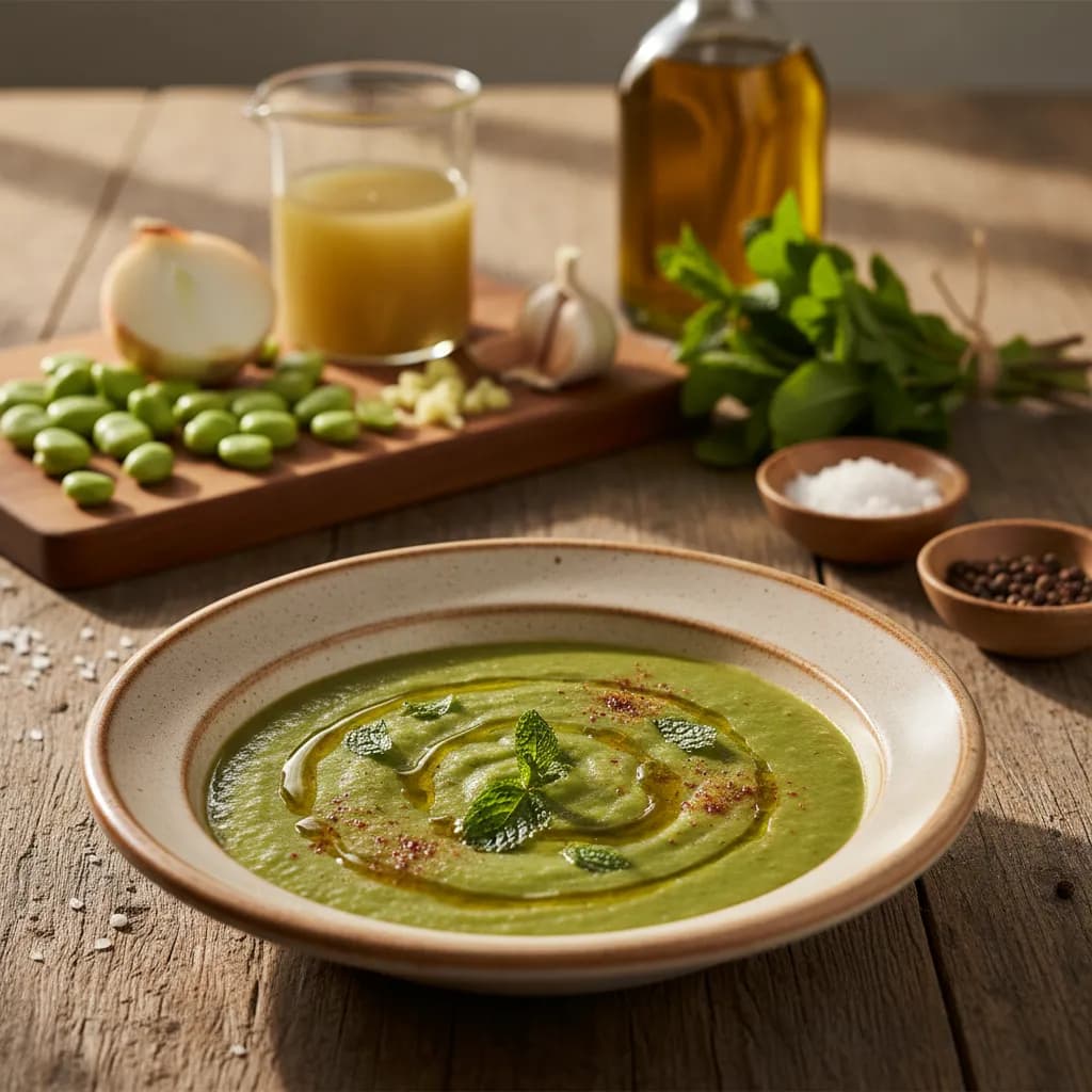 Creme de Favas à Portuguesa