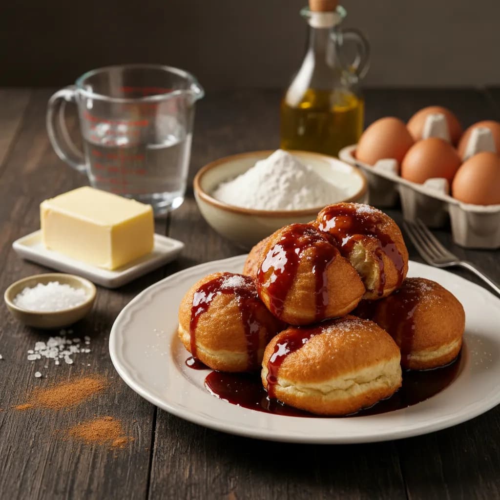 Sonhos com Calda de Vinho do Porto