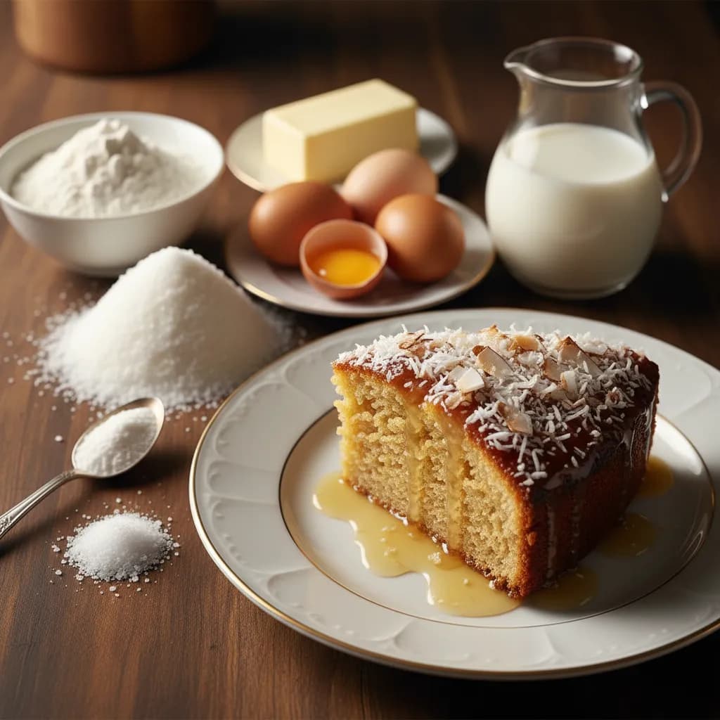 Bolo de Coco Molhado