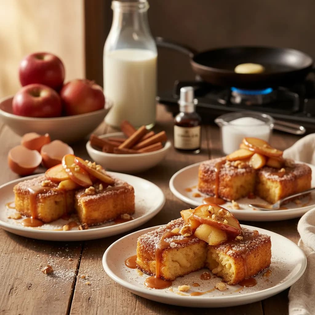 Rabanadas de Maçã com Canela