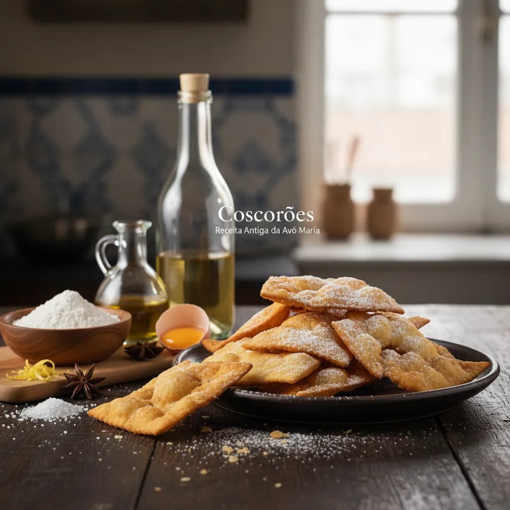 Coscorões Receita Antiga da Avó Maria