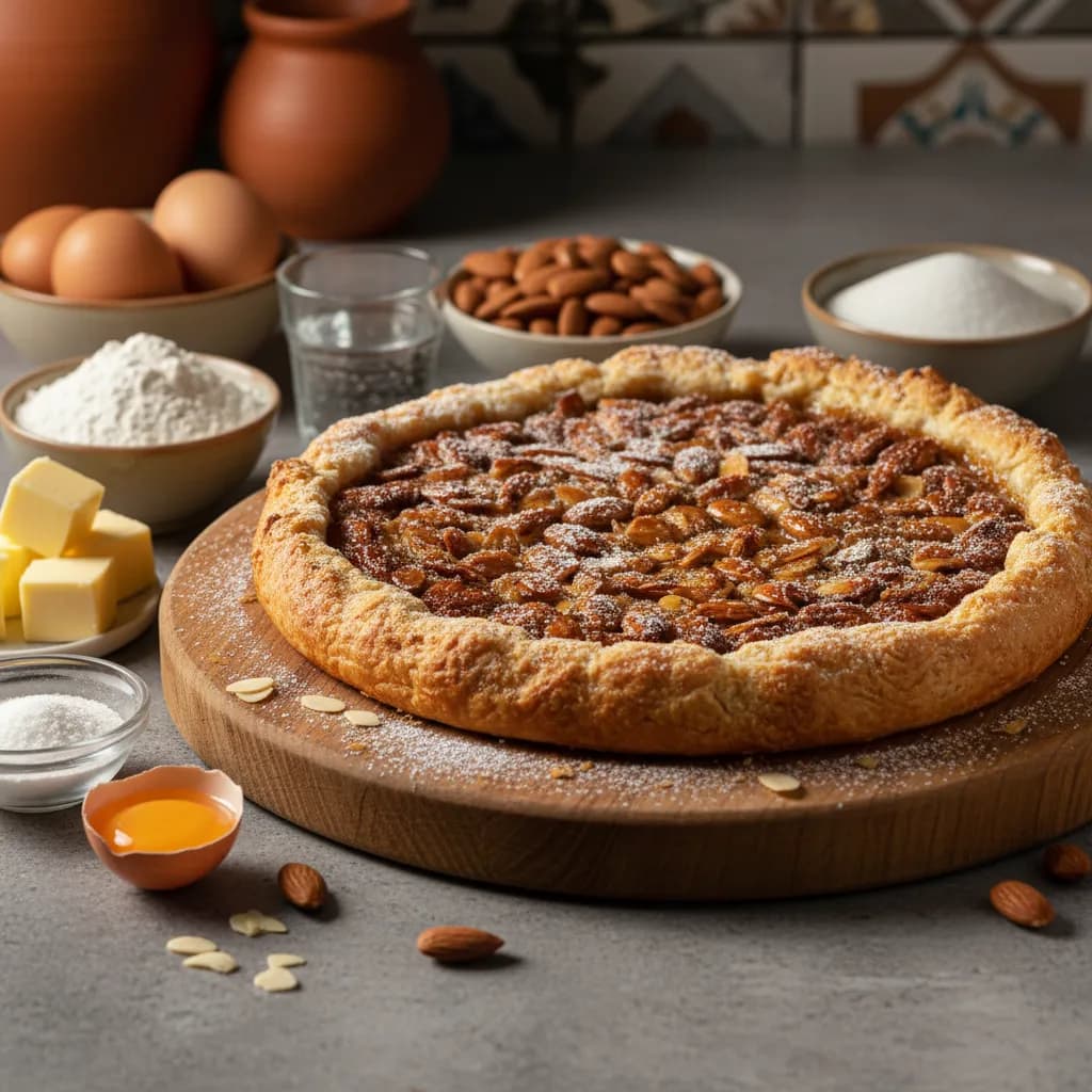 Tarte de Amêndoas Inteiras