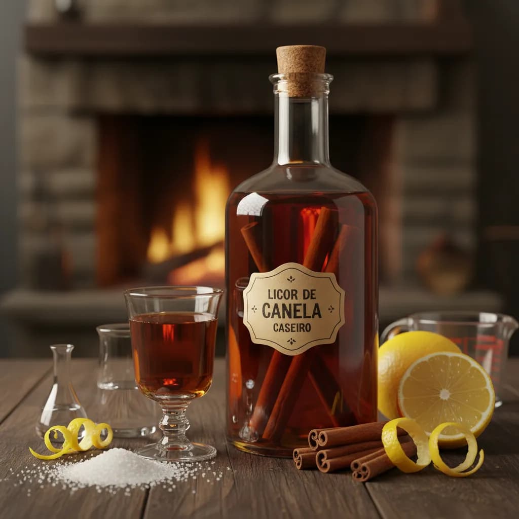 Licor de Canela Caseiro