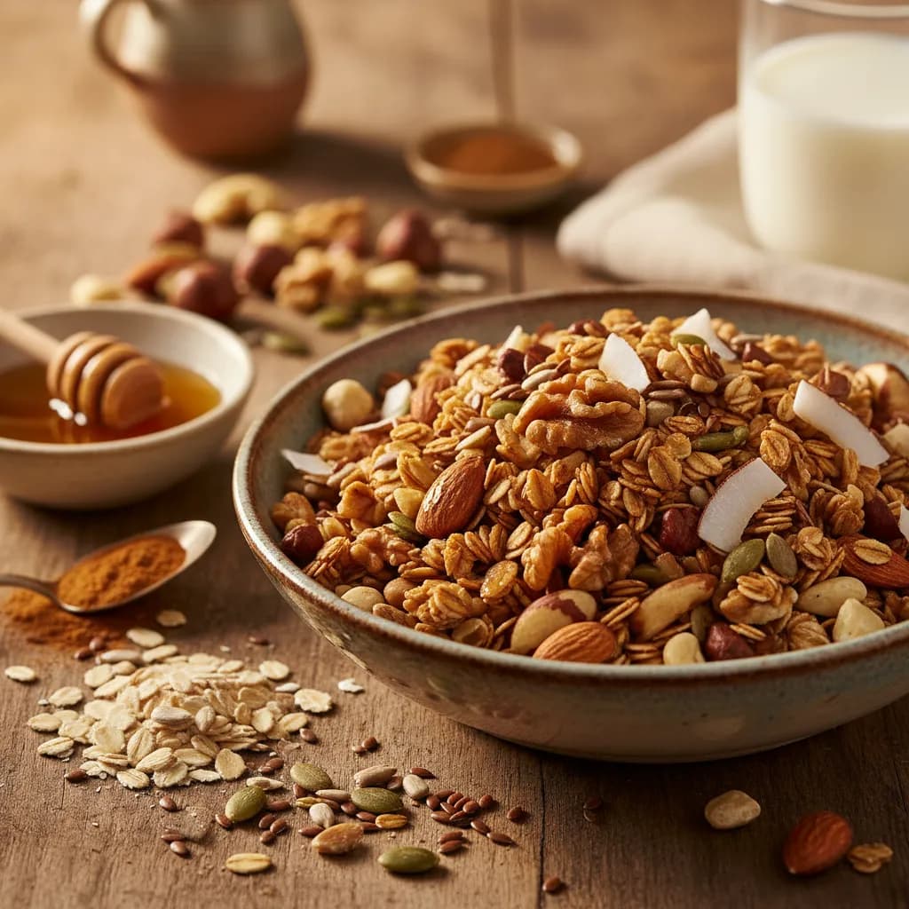 Granola Caseira Crocante e Saudável