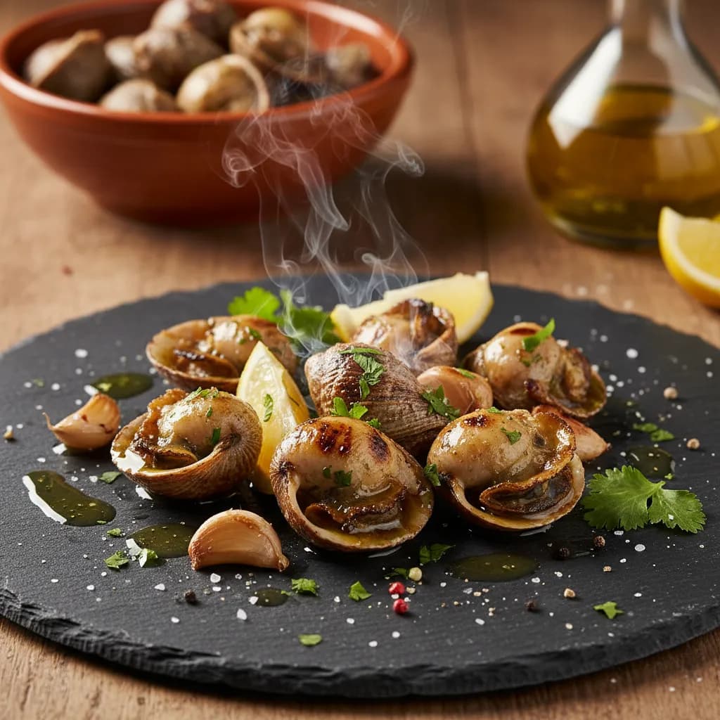 Lapas Grelhadas à Moda do Chef