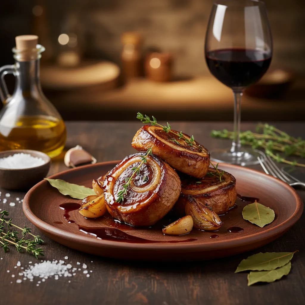 Bochechas de Porco Assadas no Forno