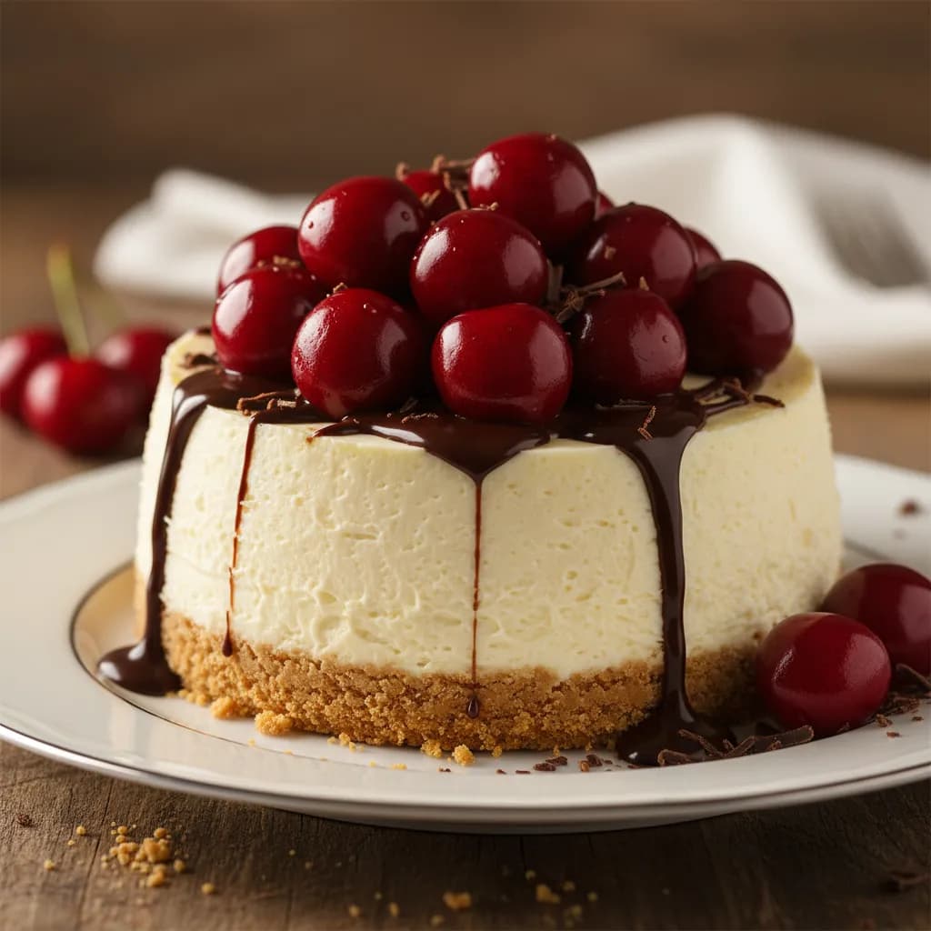 Cheesecake Floresta Negra de Cereja