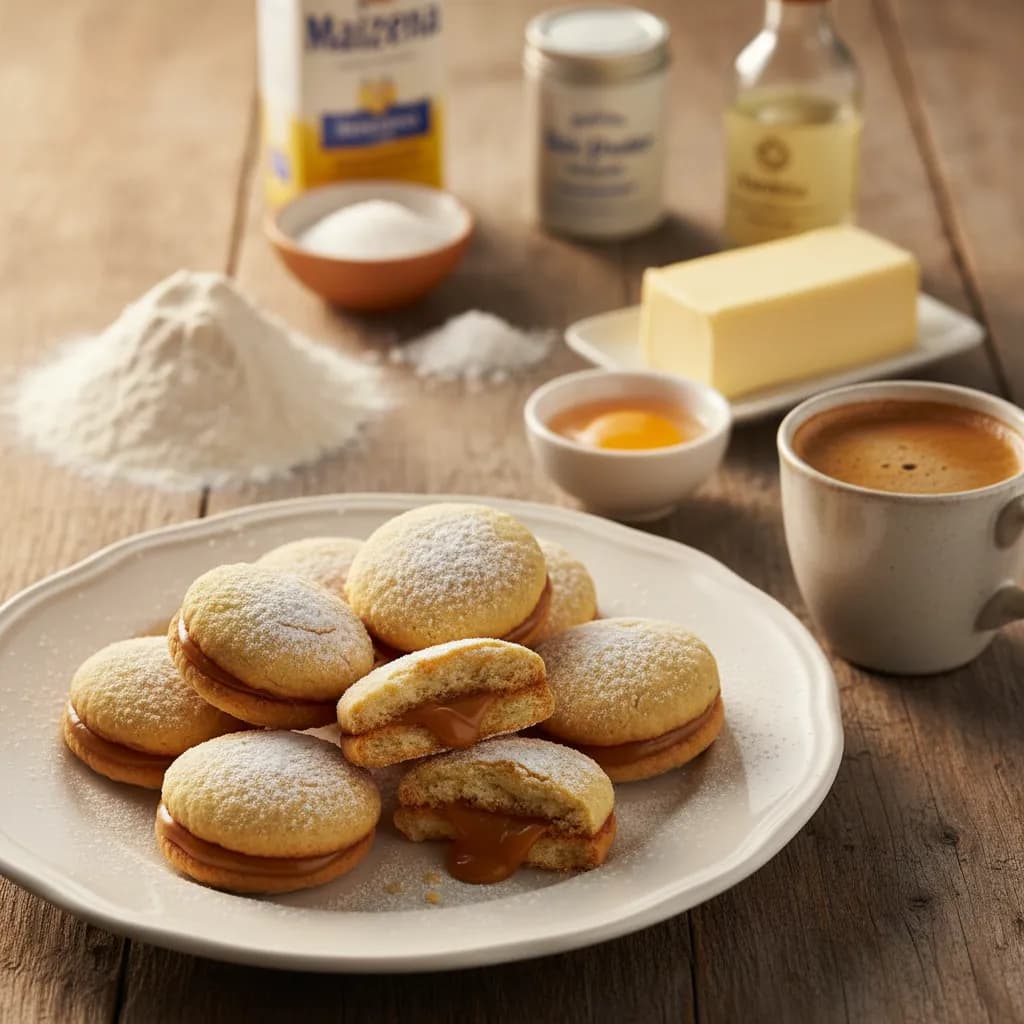 Alfajores com Doce de Leite