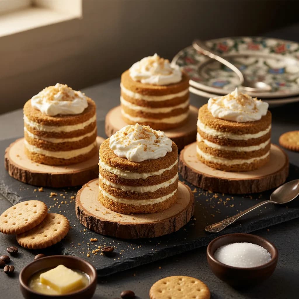 Mini Bolos de Bolacha