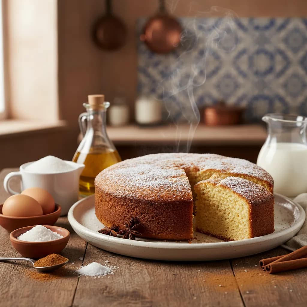 Torta Rápida com Aroma a Canela
