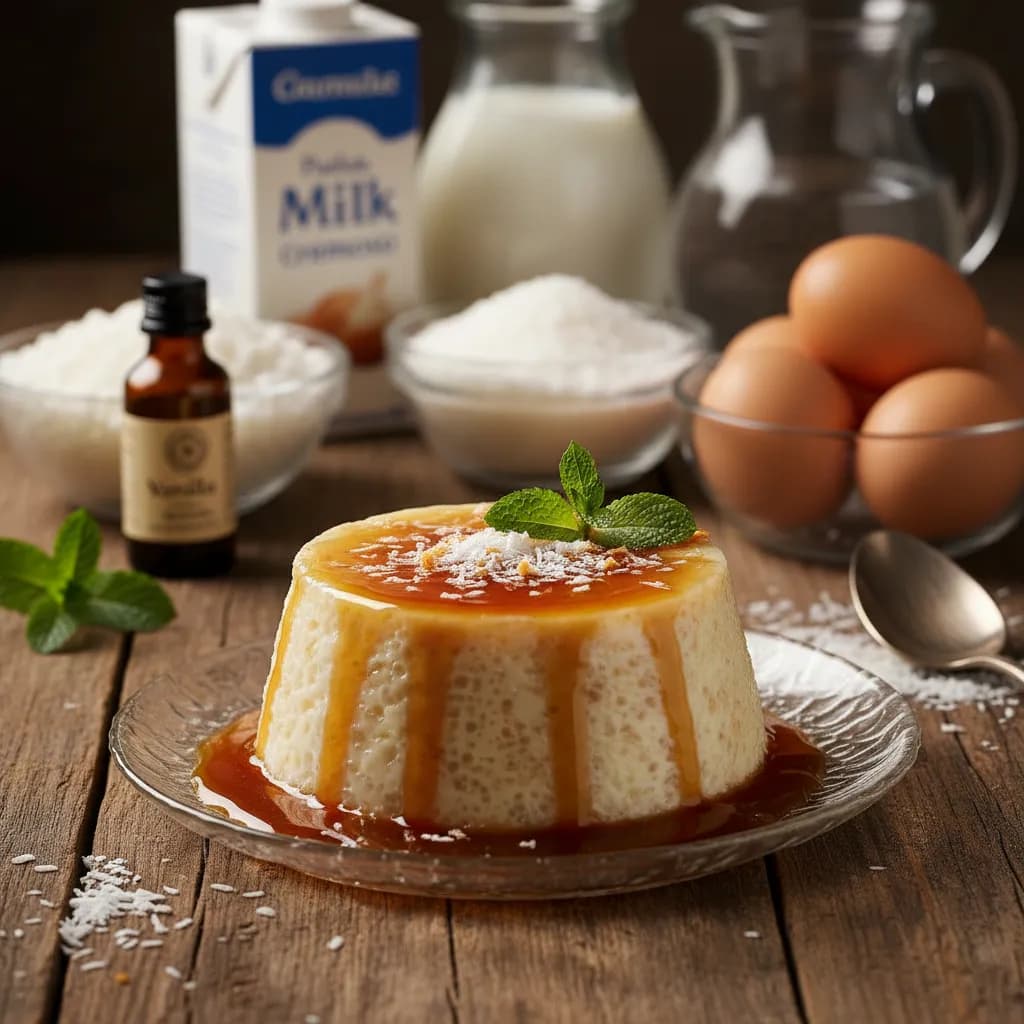 Pudim de Tapioca Cremoso