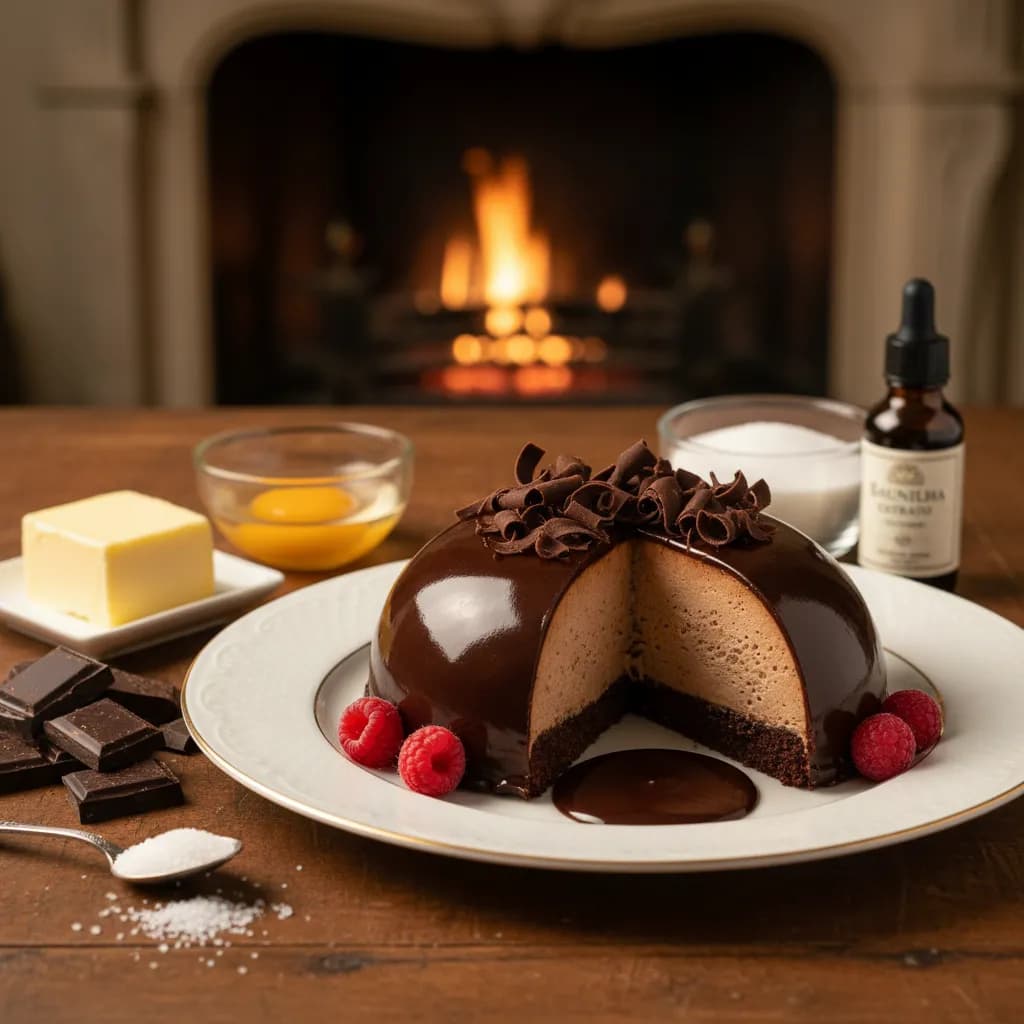 Bolo Mousse de Chocolate Intenso