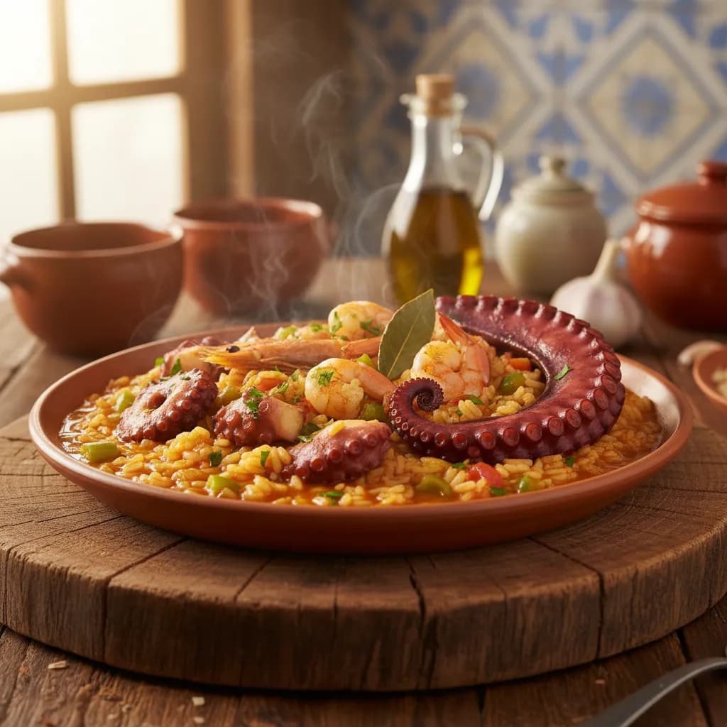 Arroz de Polvo com Camarão