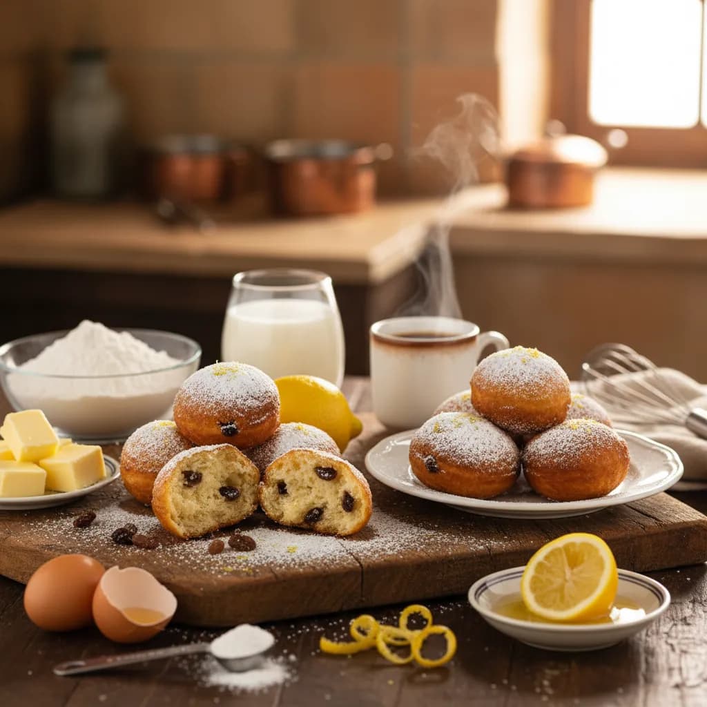 Bolinhos de Limão com Passas