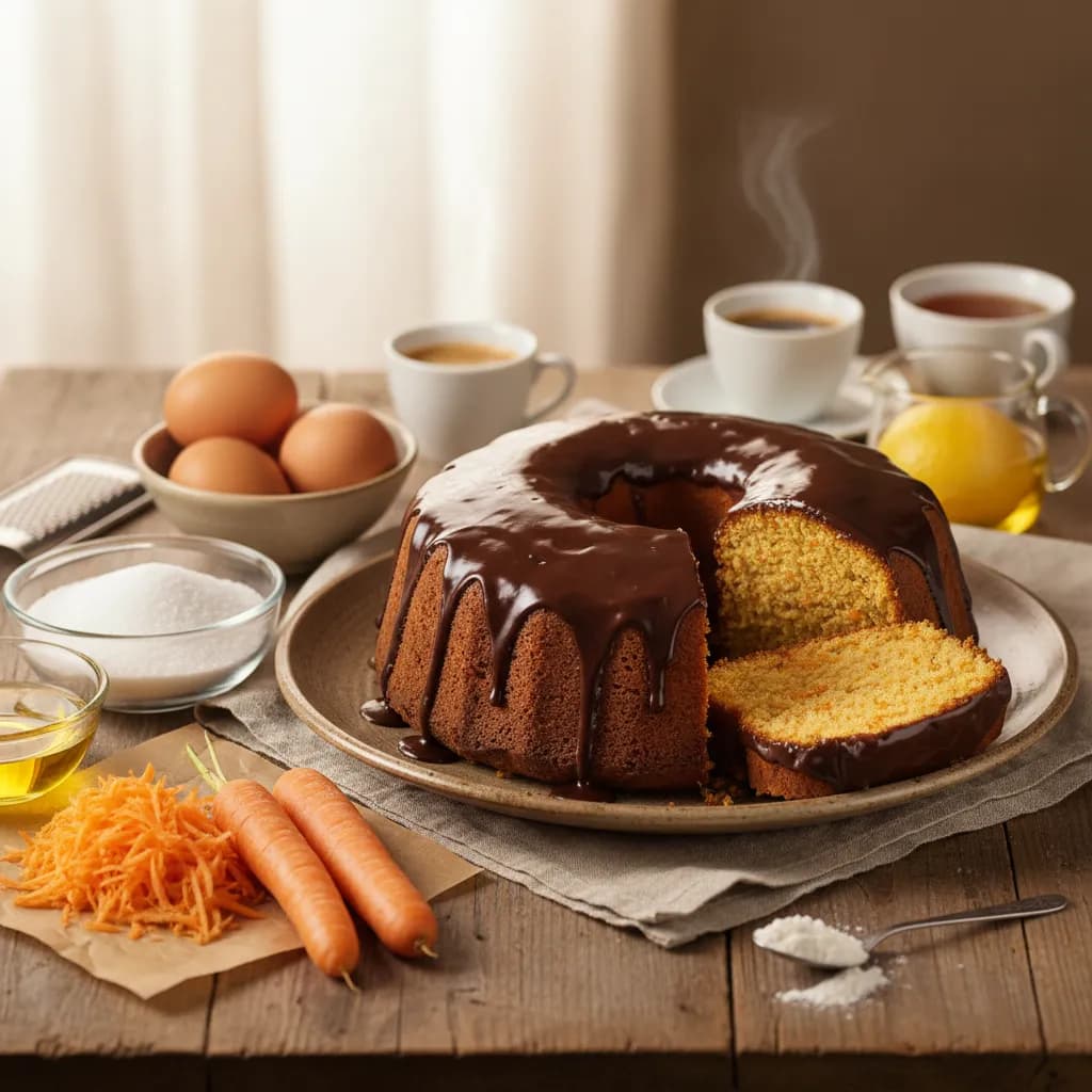 Bolo Simples de Cenoura