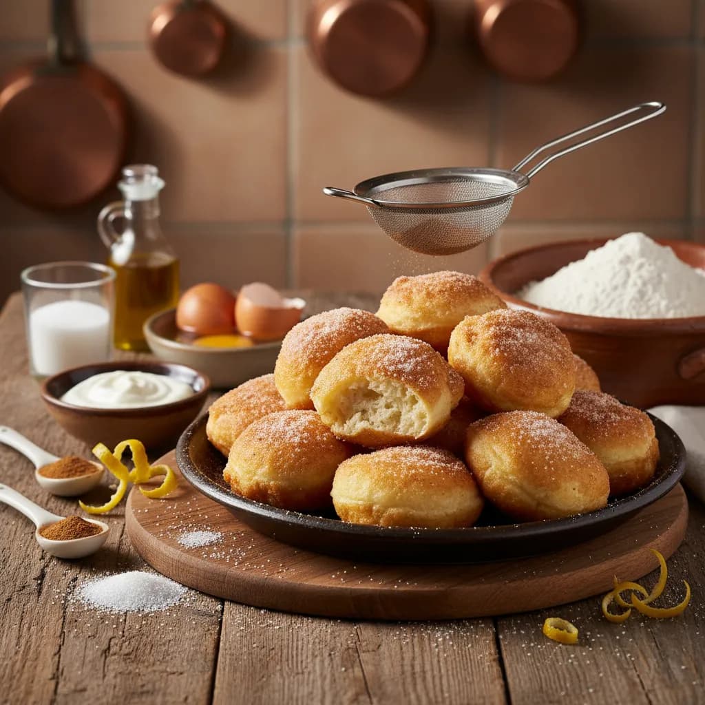 Filhoses de Iogurte Tradicionais