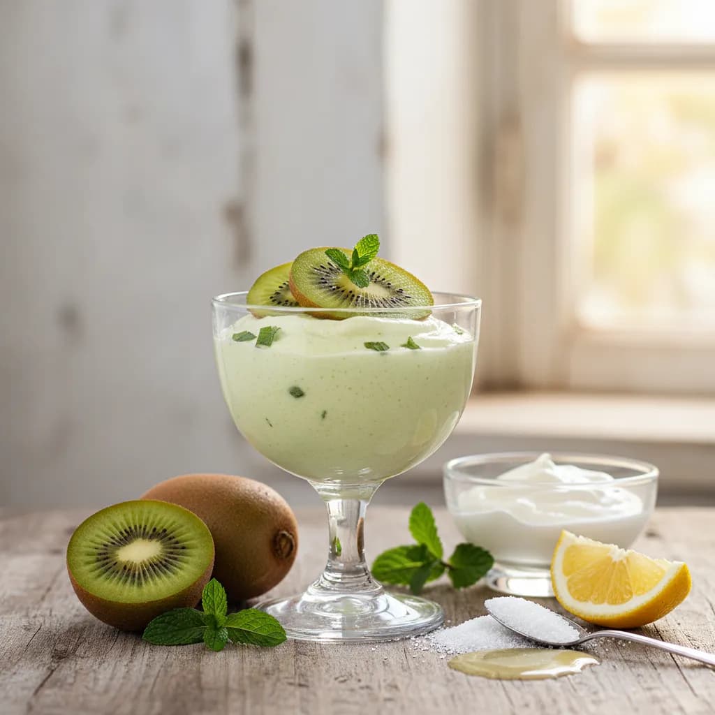 Mousse de Kiwi Refrescante