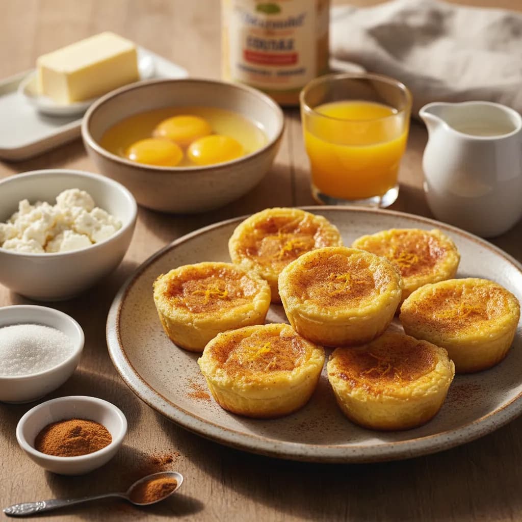 Queijadas de Laranja da Nata