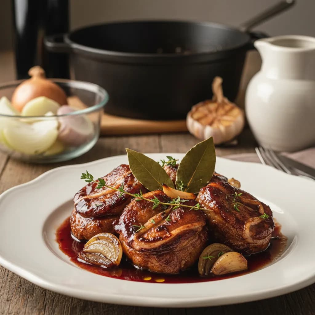 Bochechas de Porco no Forno