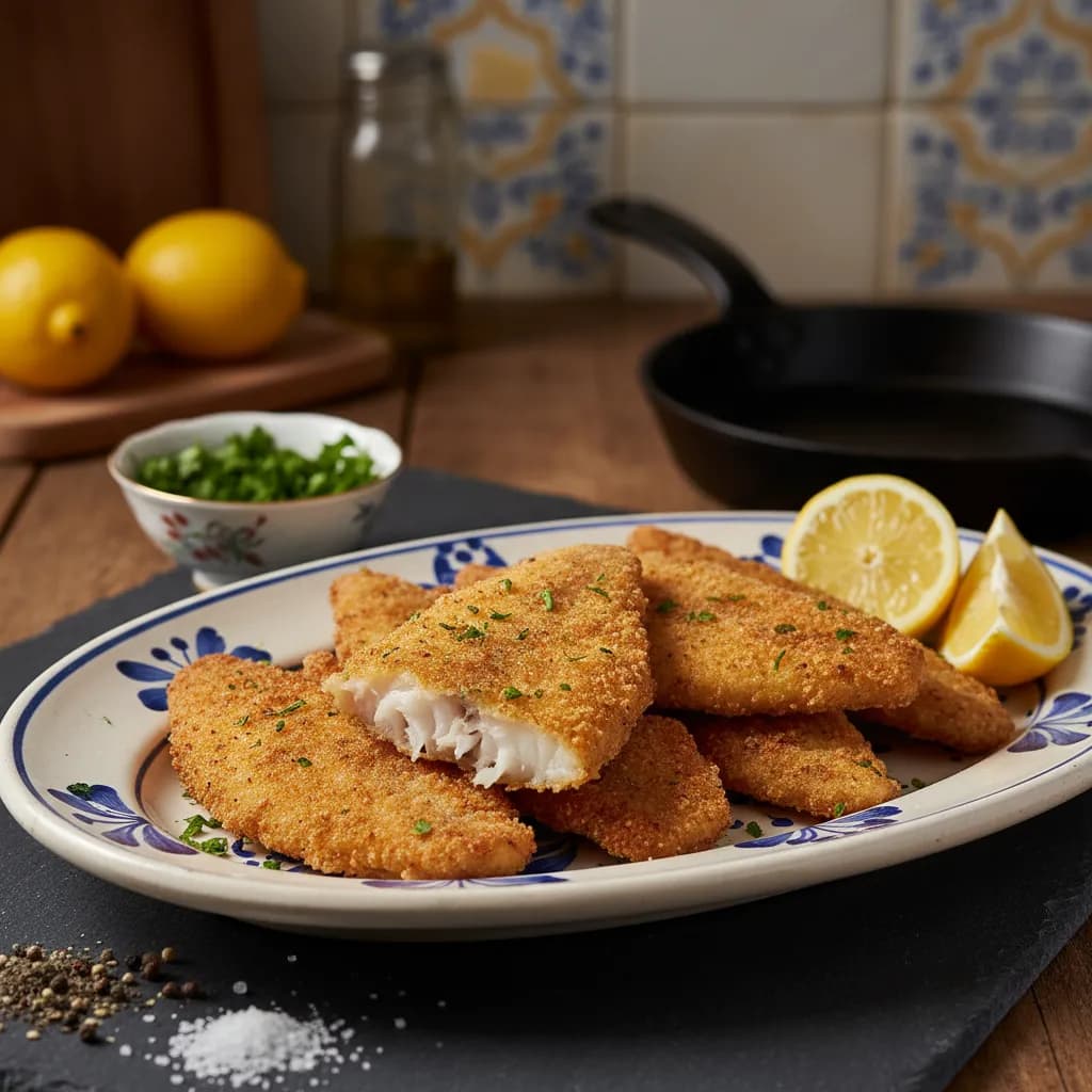 Pescada Frita à Portuguesa