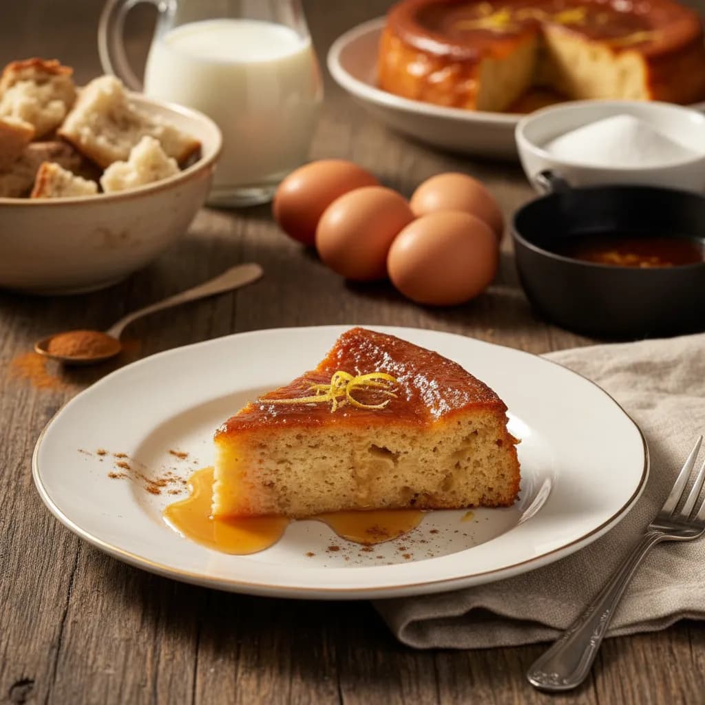 Pudim de Pão Tradicional