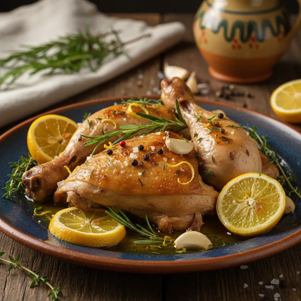 Frango com Limão em Conserva