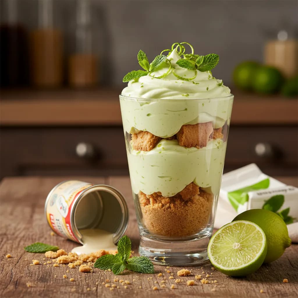 Creme de Lima com Bolacha