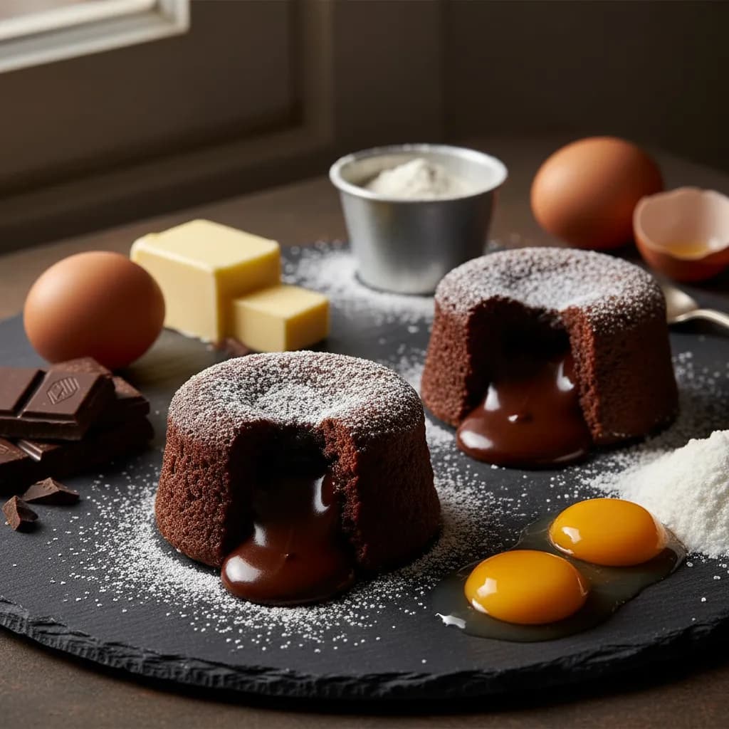 Vulcões de Chocolate (Petit Gâteaux)