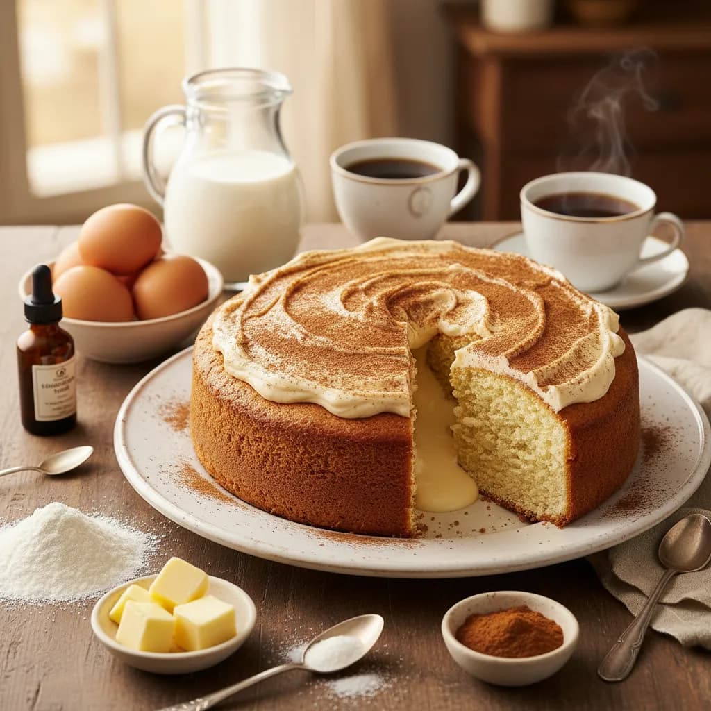 Bolo de Canela Cremoso