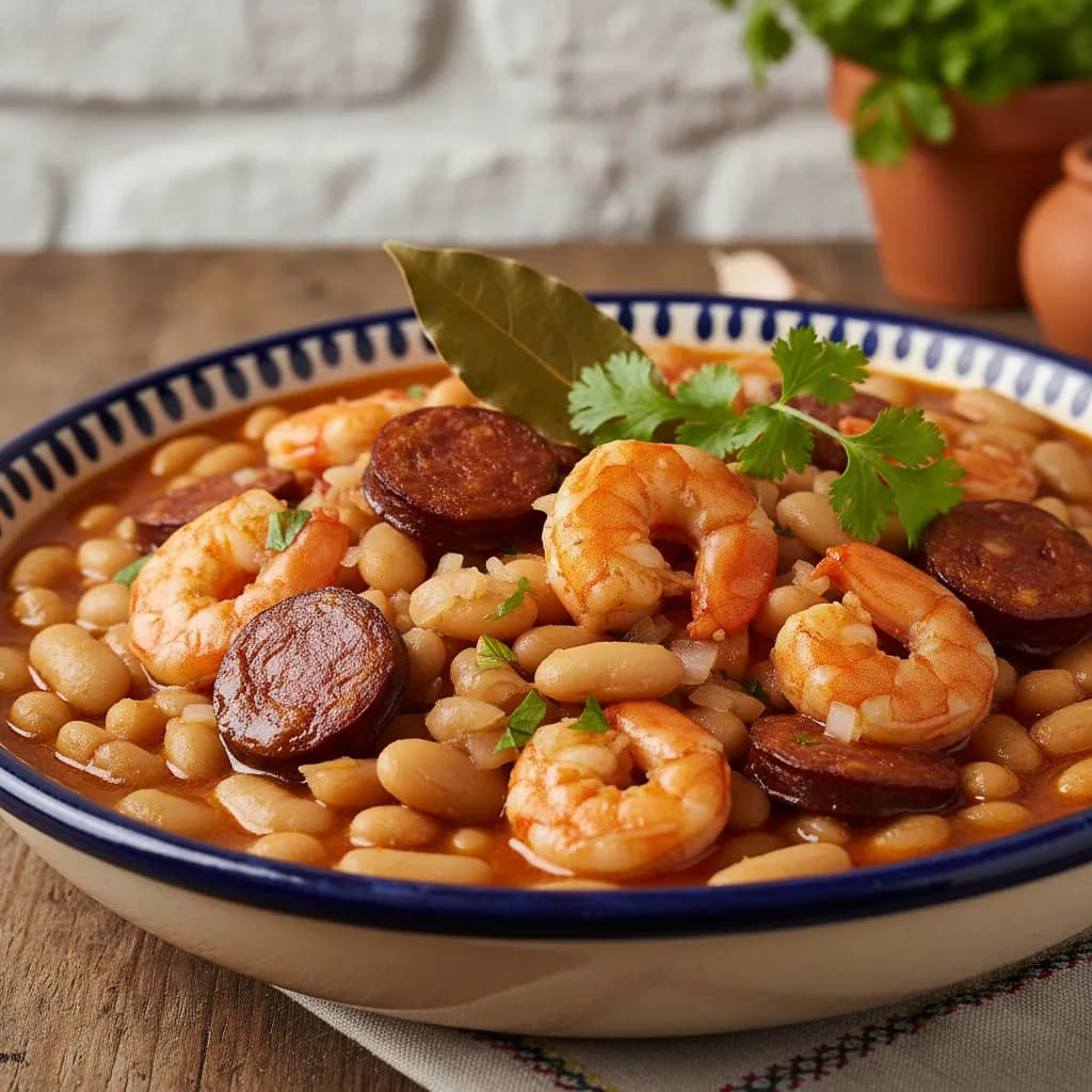 Feijoada de Gambas à Transmontana