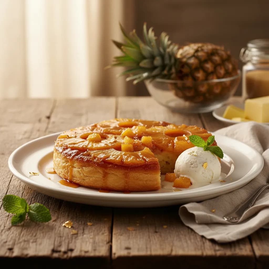 Tarte de Ananás Caramelizada