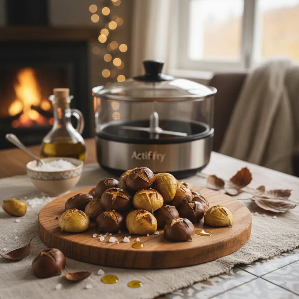 Castanhas Assadas na Actifry