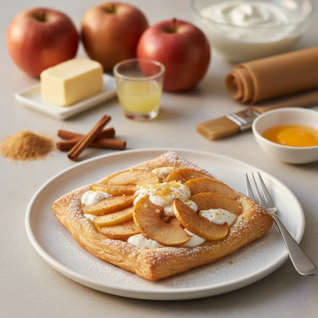 Tarte de Maçã e Iogurte Grego