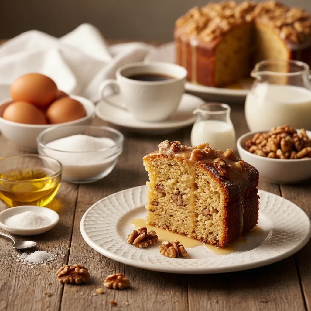 Bolo de Nozes Tradicional