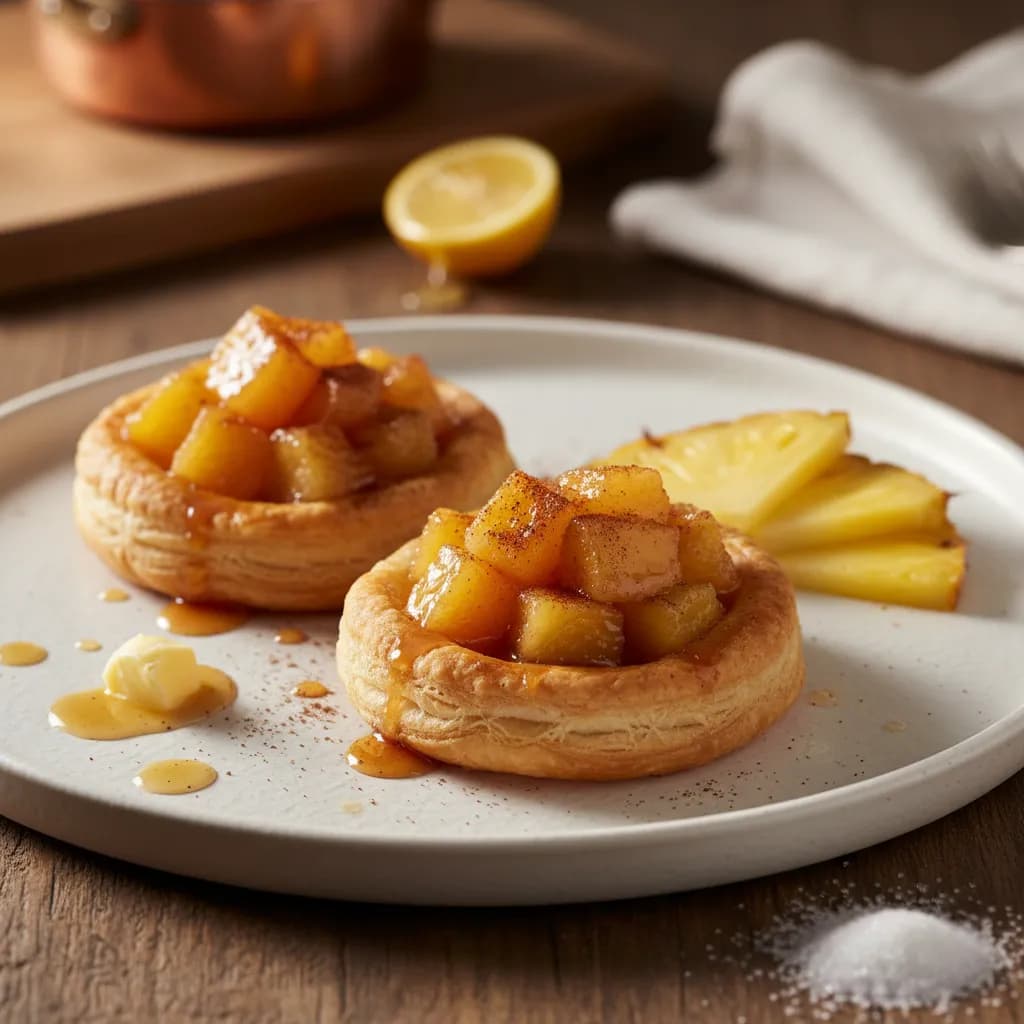 Tarteletes de Ananás Caramelizado