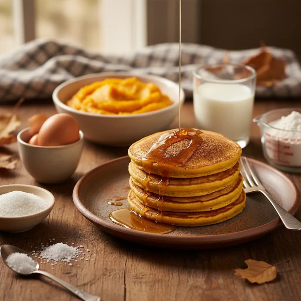 Panquecas de Abóbora com Canela